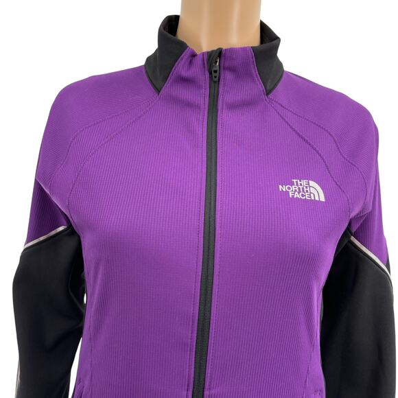 The North Face Purple WindStopper Hybrid Full Zip Jacket - Picture 3 of 11